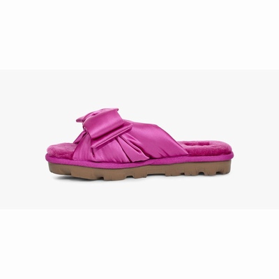 Chinelos UGG Lushette Puffer Mulher Fucsia | PT-KPONS